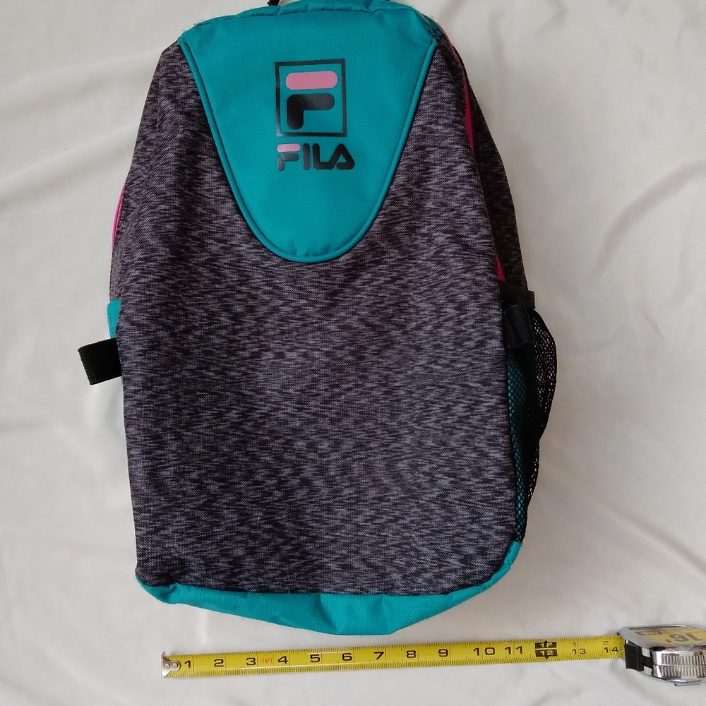 Fila Turquoise/Pink/Dapple Grey Backpack - Picture 8 of 8